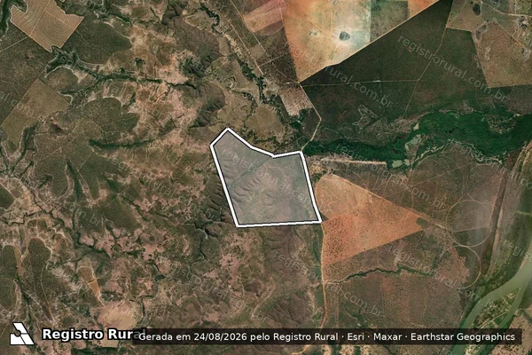 Imagem de satélite de Fazenda do Jatobá (Gleba 2) - Área 2-A em Buritizeiro - MG