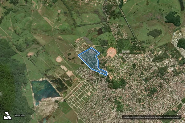 Imagem de satélite de Fazenda Das Brasileiras - Parcela 1 em Casimiro de Abreu - RJ
