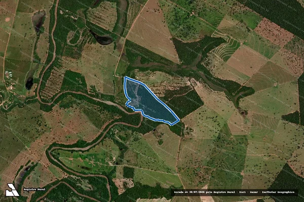 Imagem de satélite de Fazenda Federação - Parte 1 em Rochedo - MS