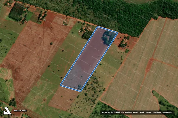 Imagem de satélite de PROJETO DE ASSENTAMENTO BARRA NOVA - Lote 175 em Sidrolândia - MS
