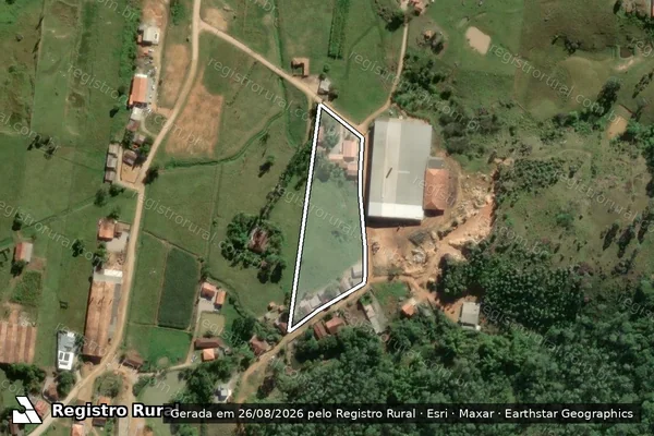 Imagem de satélite de FAZENDA SILVA - Parte 3 em Canelinha - SC