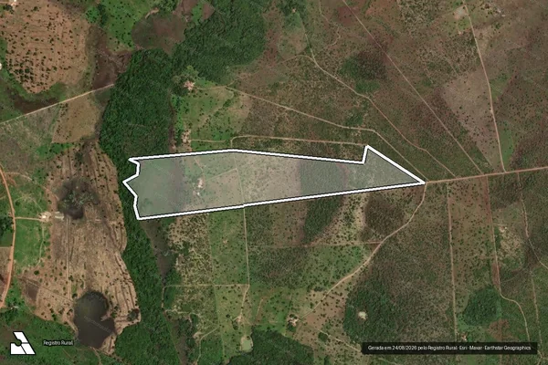 Imagem de satélite de PA Nossa Senhora Aparecida II - Lote 36 - Lote 36 em Redenção - PA