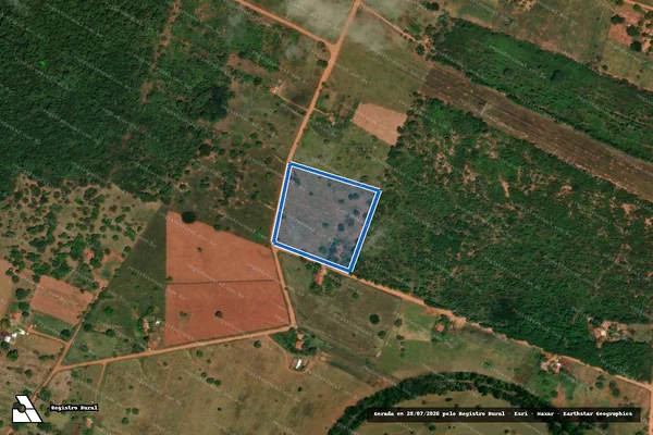 Imagem de satélite de Projeto de Assentamento Celso Furtado - Lote PR 26 - Parte 1 em Castilho - SP