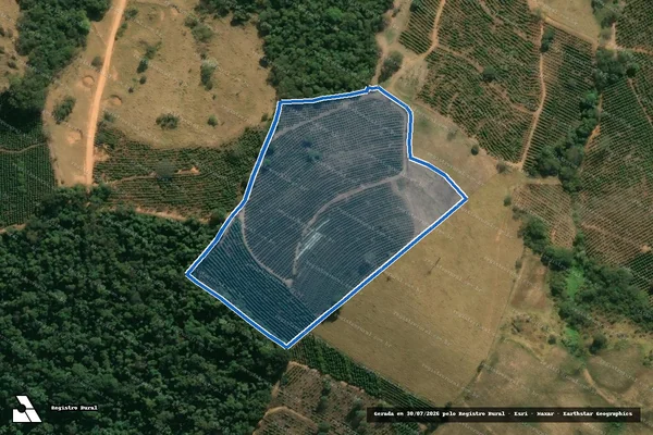 Imagem de satélite de Sitio Novo - GLEBA D em Caconde - SP