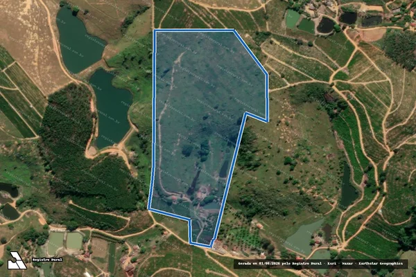 Imagem de satélite de Sitio Esperança - Parcela 1 em Marilândia - ES