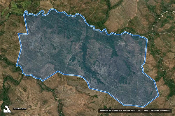 Imagem de satélite de FAZENDA BANANEIRA - 001 em Loreto - MA