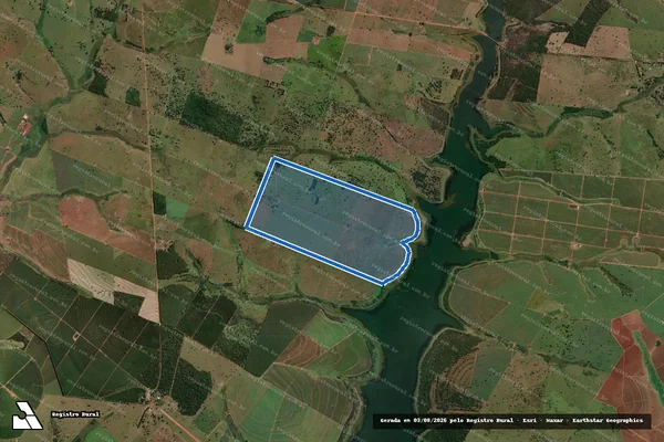 Imagem de satélite de FAZENDA SANTO ANDRÉ em Pereira Barreto - SP
