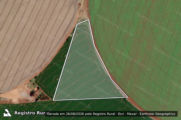 Imagem de satélite de Fazenda PONTÃO - Gleba B em Paranapanema - SP