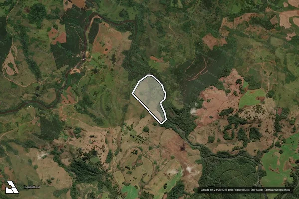 Imagem de satélite de FAZENDA INVERNADA DA CRIA - PARCELA 5 em Capão Alto - SC