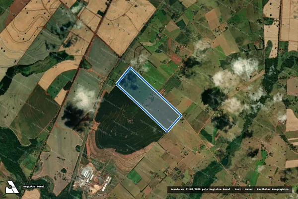 Imagem de satélite de Estância Nossa Senhora Aparecida - Parcela 1 em Andradina - SP