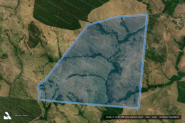 Imagem de satélite de Fazenda Pantera I - Parte 1 em Bandeirantes do Tocantins - TO
