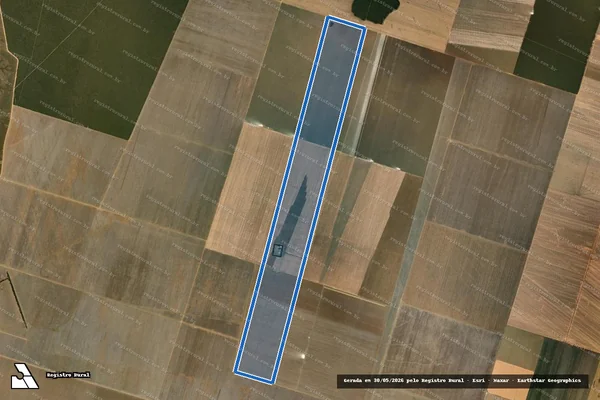 Imagem de satélite de FAZENDA MIRANTE DO URUÇUÍ - Parte 1 em Baixa Grande do Ribeiro - PI