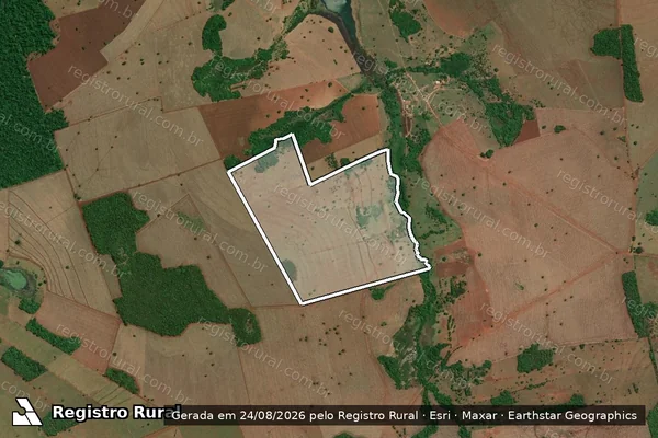 Imagem de satélite de FAZENDA SÃO JOSÉ DO PARANAÍBA ? LUGAR DEN.: BOQUEIRÃO - FAZENDA BOQUEIRÃO em Tupaciguara - MG