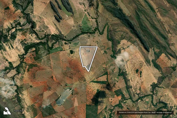 Imagem de satélite de P.A. SÃO PEDRO DO CIPÓ ? LOTE  04 ? GLEBA B - Parte 1 em Unaí - MG