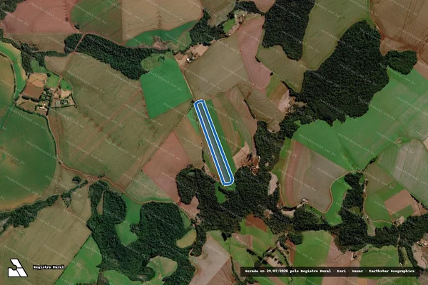 Imagem de satélite de PE Novo Horizonte - LOTE 16 A em Chiapetta - RS