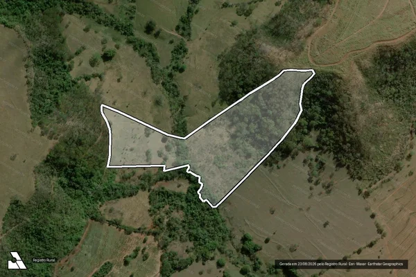 Imagem de satélite de Fazenda Bebedouro de Cima - Fazenda Bebedouro de Cima em Dourado - SP
