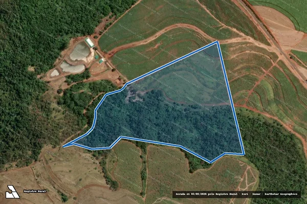 Imagem de satélite de Sitio São Sebastião - Parte 1 em Brotas - SP