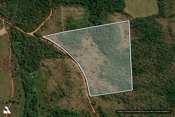 Imagem de satélite de GLEBA Y, PARTE DESMEMBRADA DO LOTE 25-A (II), LOTEAMENTO TODOS OS - Parte 1 em Miracema do Tocantins - TO
