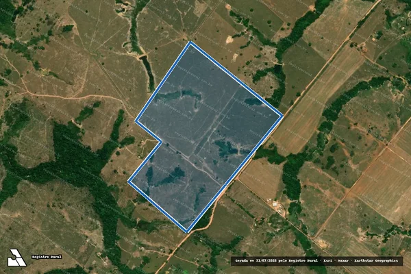 Imagem de satélite de LOTE 05-O/REMANESCENTE ? GLEBA 18 ? SETOR ESPIGÃO DO OESTE - Parte 1 em Cacoal - RO
