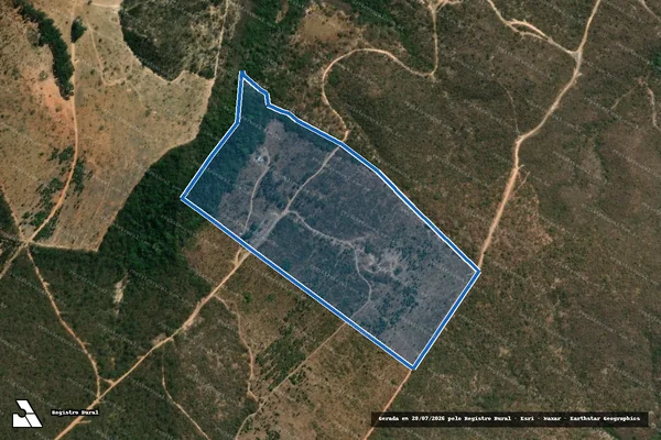 Imagem de satélite de FAZENDA SANTO ANTONIO - Parte 2 em Presidente Olegário - MG