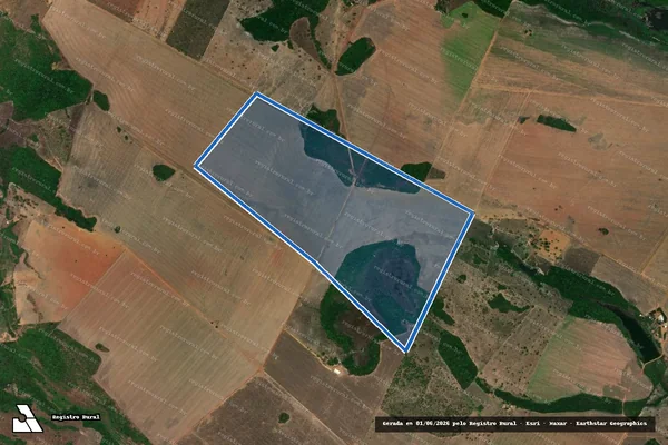 Imagem de satélite de Fazenda Santo Antonio - Lote n° 07-A do Lot° Faz. Santo Antônio, GL.09, 4ª Etapa, Fls. A  / Parte 1 em Gurupi - TO