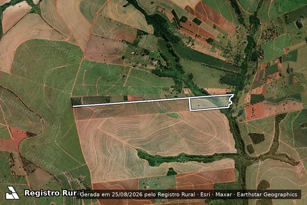 Imagem de satélite de Sítio São José - Sítio São José em Paraguaçu Paulista - SP