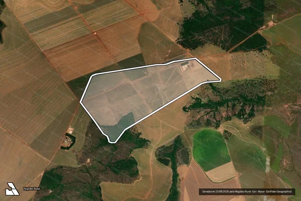 Imagem de satélite de FAZENDA CÓRREGO DOS BOIS - Parte 2 em Tesouro - MT