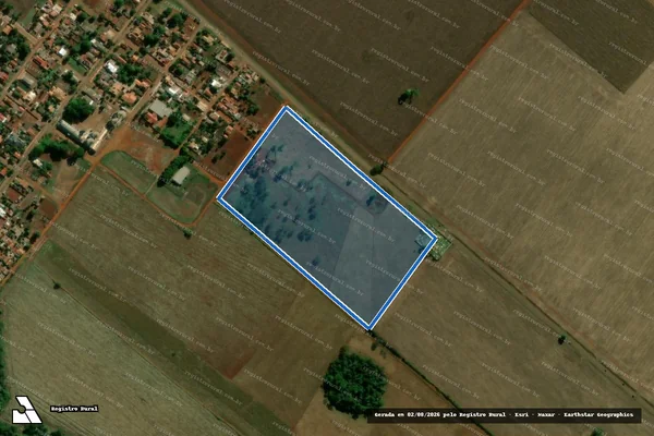 Imagem de satélite de Parte do Lote n° 426 - Parcela 1 em Itaporã - MS