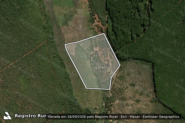 Imagem de satélite de Fazenda Ribeirão - Fazenda Ribeirão em Olhos-d'Água - MG