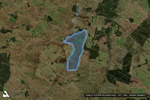 Imagem de satélite de FAZENDA DO CASCAES - Parte 1 em São Francisco de Paula - RS