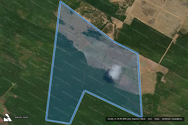 Imagem de satélite de FAZENDA ÁGUAS BELAS em Alta Floresta - MT