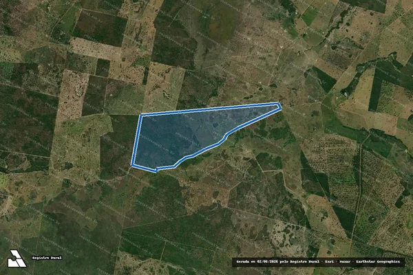 Imagem de satélite de Fazenda Santa Edwiges do Boqueirão VIII - Parte 1 em Poconé - MT