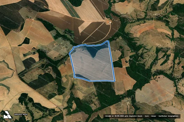 Imagem de satélite de FAZENDA ENGENHO E TIJUCO PRETO - GLEBA 03 em Corumbá de Goiás - GO