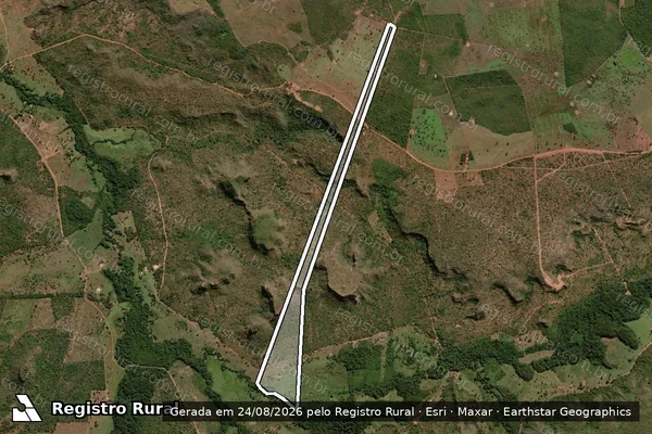 Imagem de satélite de FAZENDA VÃO DA ARARA IV - FAZENDA VÃO DA ARARA IV em Formosa da Serra Negra - MA