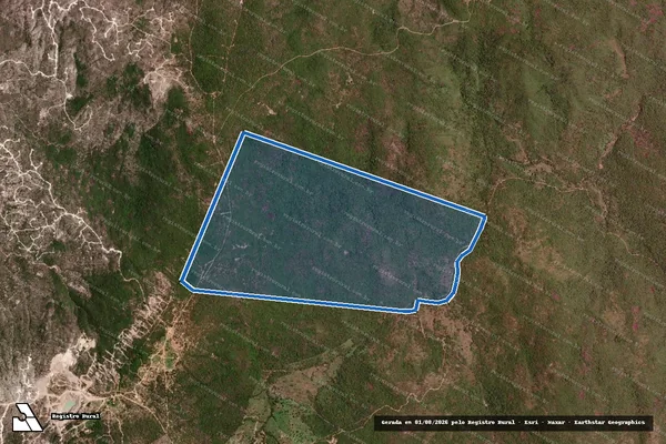 Imagem de satélite de Fazenda Cangalha em Nova Roma - GO