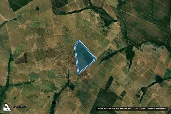 Imagem de satélite de Fazenda Oeste - Parcela A em Cáceres - MT