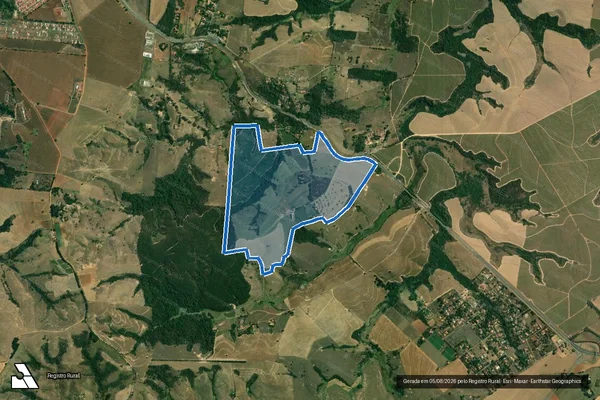 Imagem de satélite de Fazenda Pau D Alho - Parte 1 em Tietê - SP