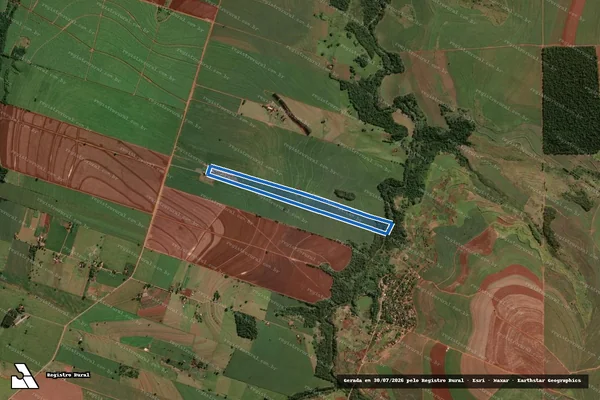 Imagem de satélite de Sitio Sao Franciso Terceiro - Sitio Sao Francisco Terceiro em Centenário do Sul - PR