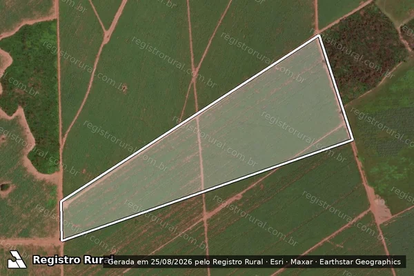 Imagem de satélite de Fazendas São Bento da Ressaca e Bandeira - Gleba 02 em Frutal - MG