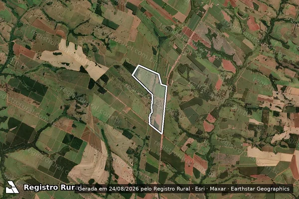 Imagem de satélite de Fazenda Santa Paula - PARTE 3 em Nipoã - SP