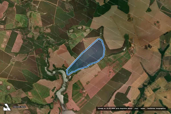 Imagem de satélite de Fazenda Rio Doce - Sete Léguas  - 04 em Rio Verde - GO