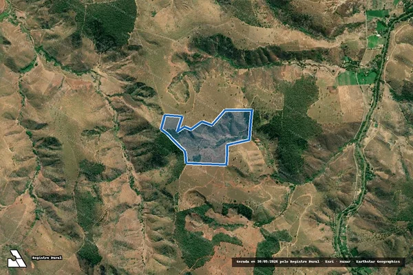Imagem de satélite de VALA DO SOUZA - Parte 1 em Baixo Guandu - ES