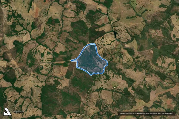 Imagem de satélite de FAZENDA JACOBINA - 1 em Luziânia - GO