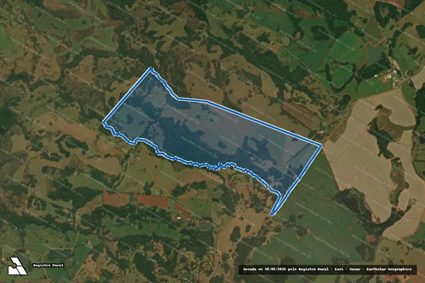 Imagem de satélite de Fazenda Bom Retiro - Parcela 1 em Vacaria - RS