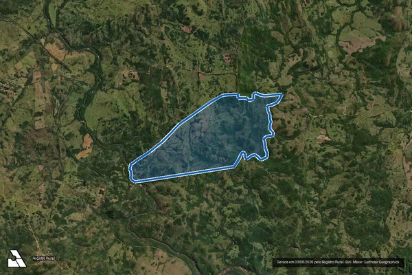 Imagem de satélite de Fazenda Bilharva - Fazenda Bilharva em Piratini - RS