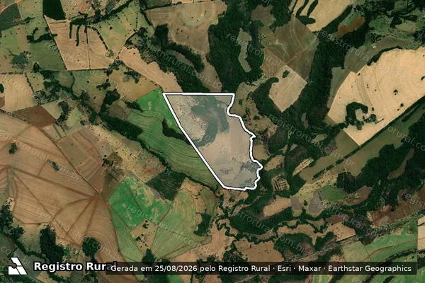Imagem de satélite de FAZENDA BONANÇA - Única em Uberaba - MG