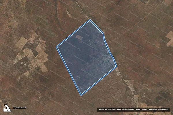Imagem de satélite de Caldeirão da Salina-Lote 5A - Parte 3 em Inhuma - PI