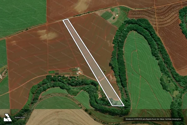Imagem de satélite de Gleba ?C? - Parte 1 em Lençóis Paulista - SP