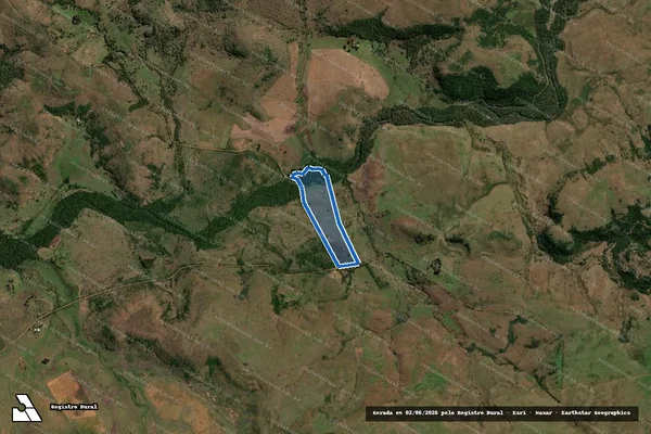Imagem de satélite de Estabelecimento São Pedro - Parte 1 em Quaraí - RS