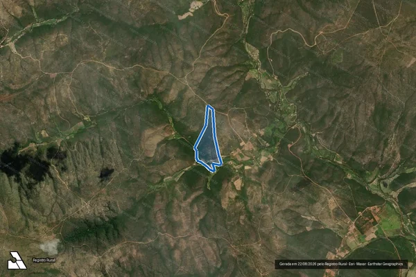 Imagem de satélite de FAZENDA MESTIÇA - Parte 1 em Rio Pardo de Minas - MG